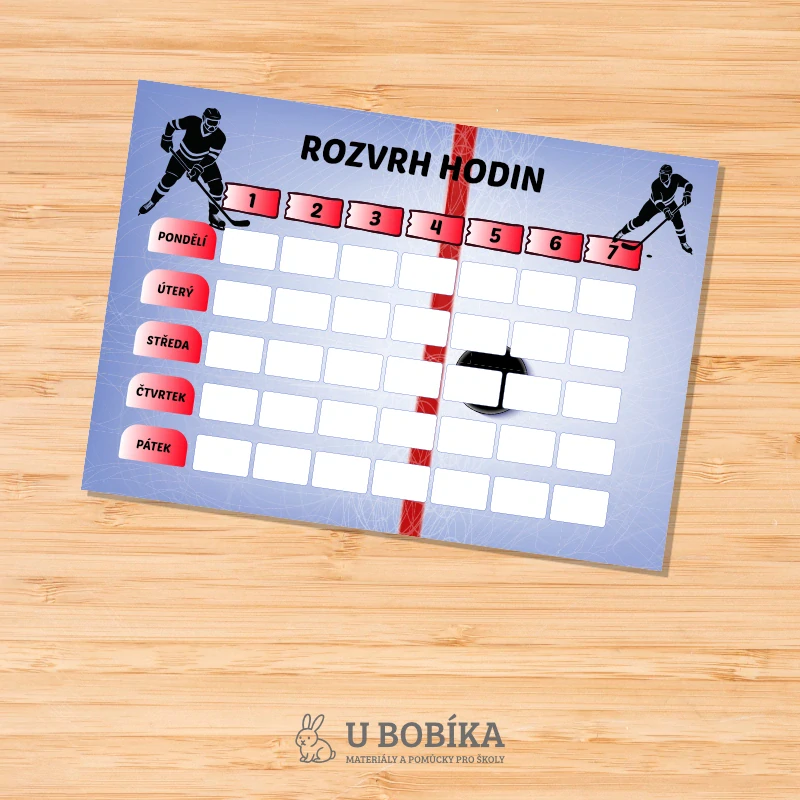 Rozvrh hodin - Hokej