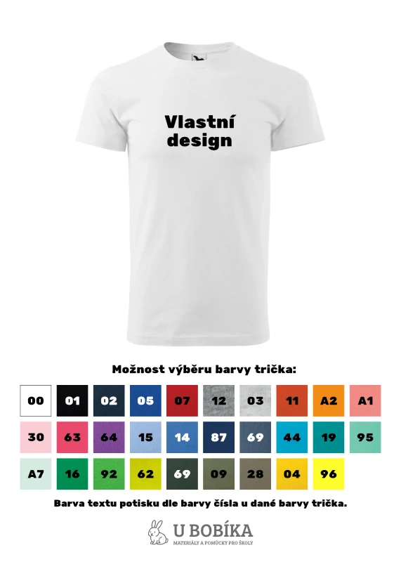 Dětské třídní tričko - vlastní design