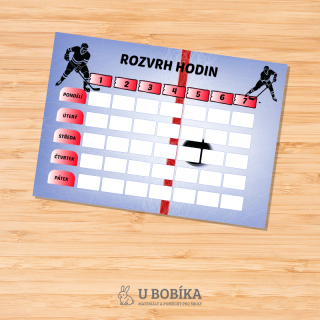 Rozvrh hodin - Hokej