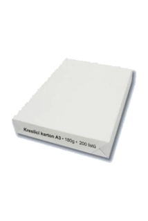 Karton A3 kreslící 180g, 200 listů